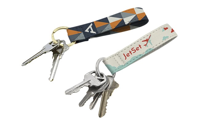 Oklahoma U School Key Fob / Keychain / Wristlet 