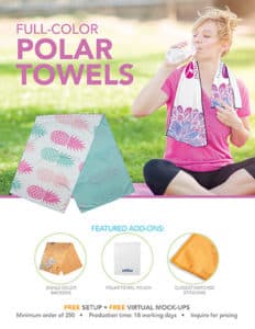 Polar snap on sale towel