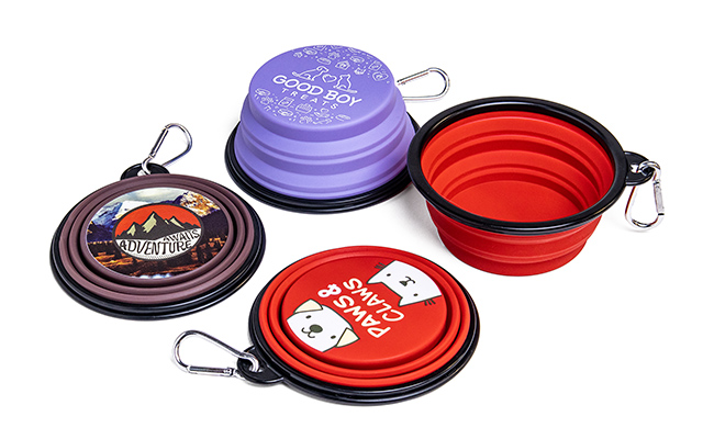 Collapsible Silicone Pet Bowls