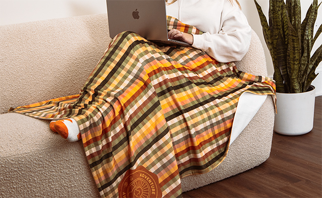 Full-Color Velvet Throws - Image 2