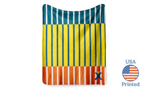 USA Full-Color Sherpa Throws